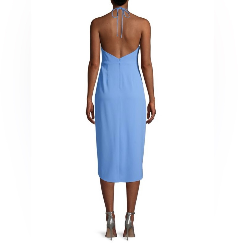 Alice & Olivia Blue Halter Kristy Dress size 12 - Picture 5 of 16